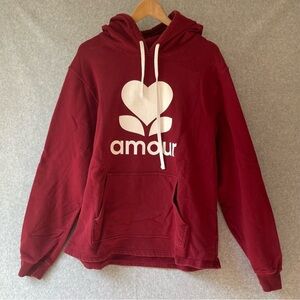 EllandEmm Red Amour Hoodie 2XL #AK